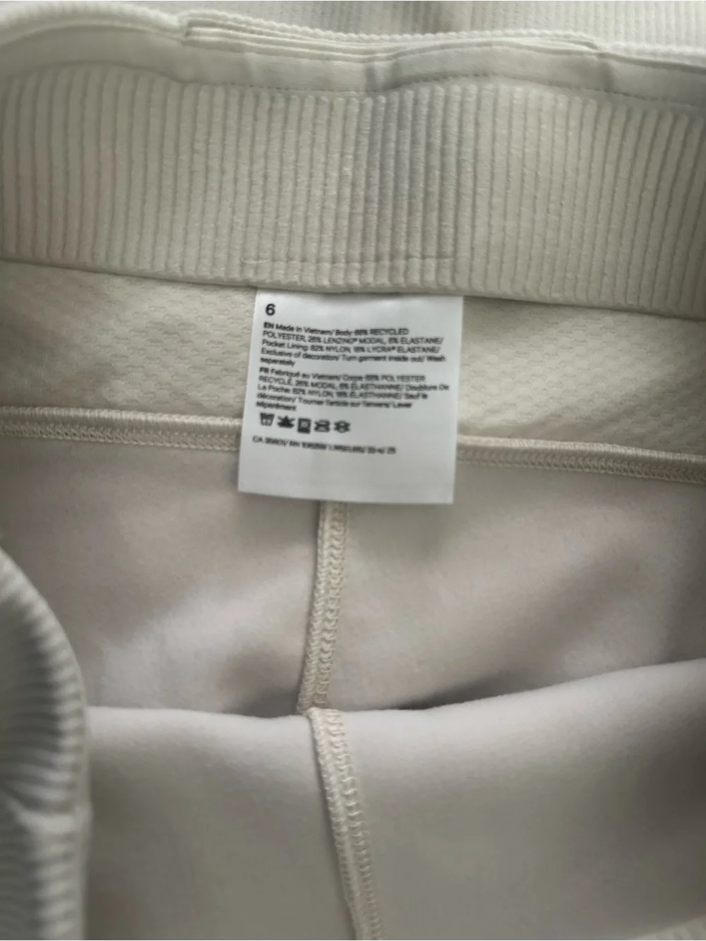 Lululemon Brushed Softstreme Ribbed Zip Flared Pant 32.5